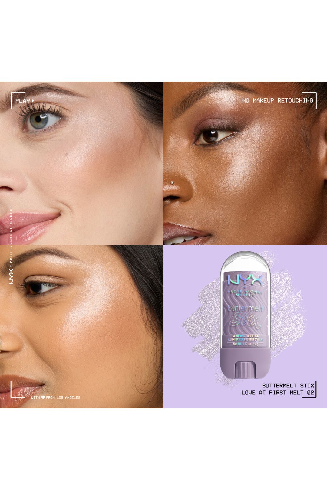 NYX Professional Makeup Buttermelt Glow Stix 5g Love At First Melt image 6