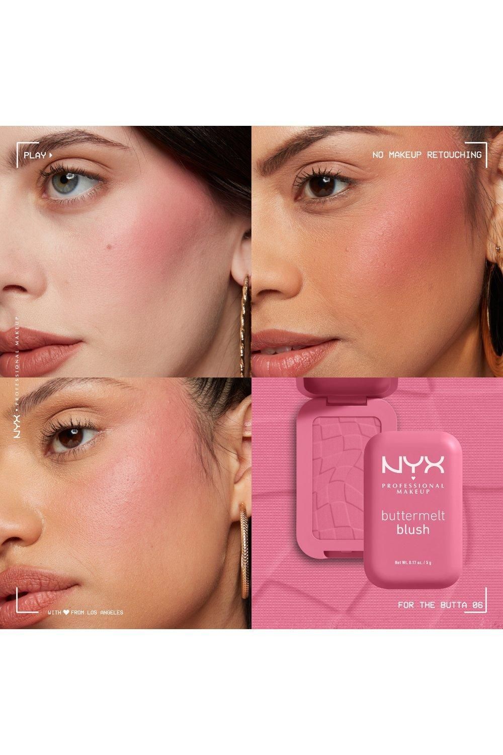 NYX Professional Makeup Buttermelt Blush Powder Blush For The Butta image 5