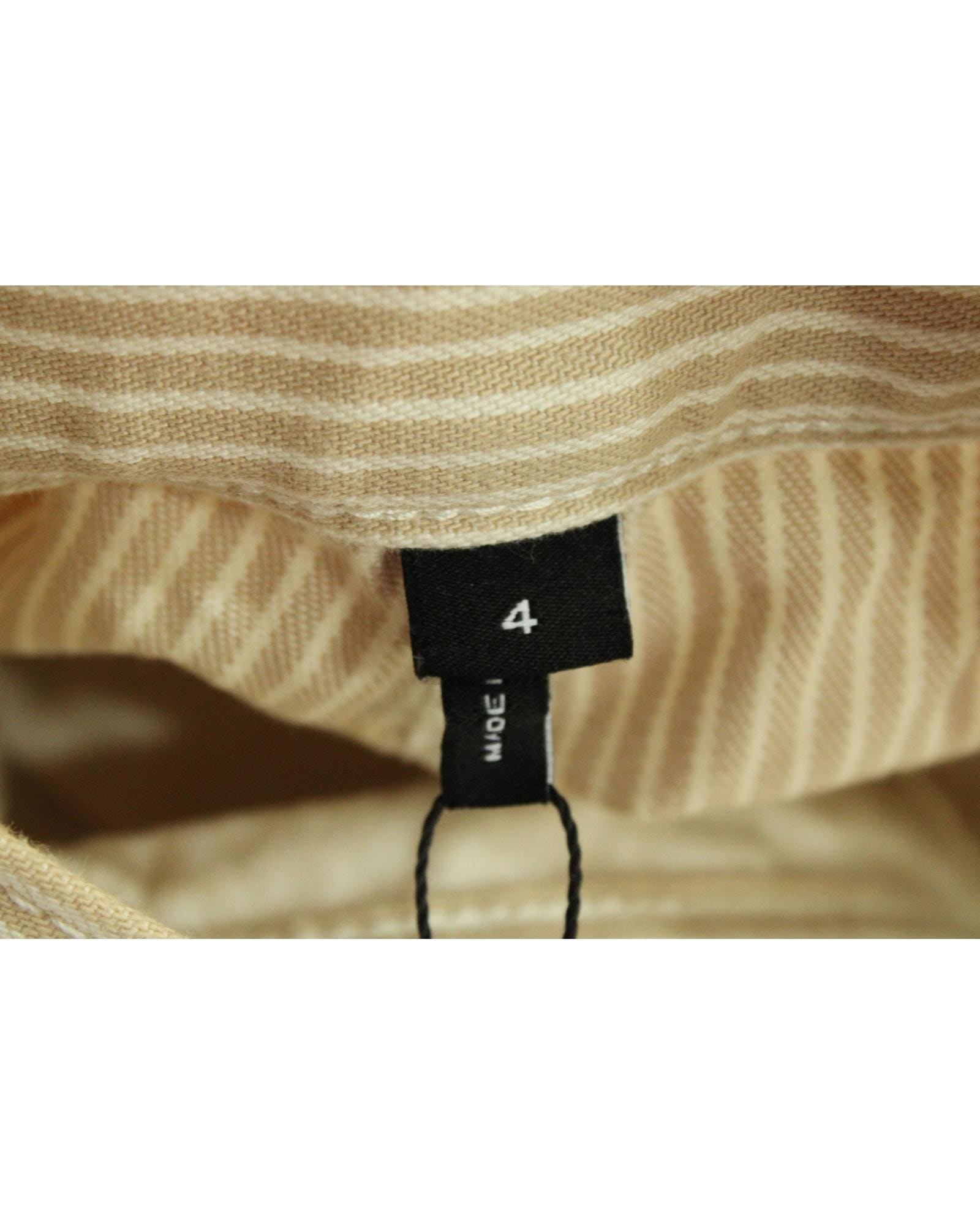 Marc Jacobs Preloved Striped RelaxedFit Cotton Pants Wo - Beige Carrot Pants image 5