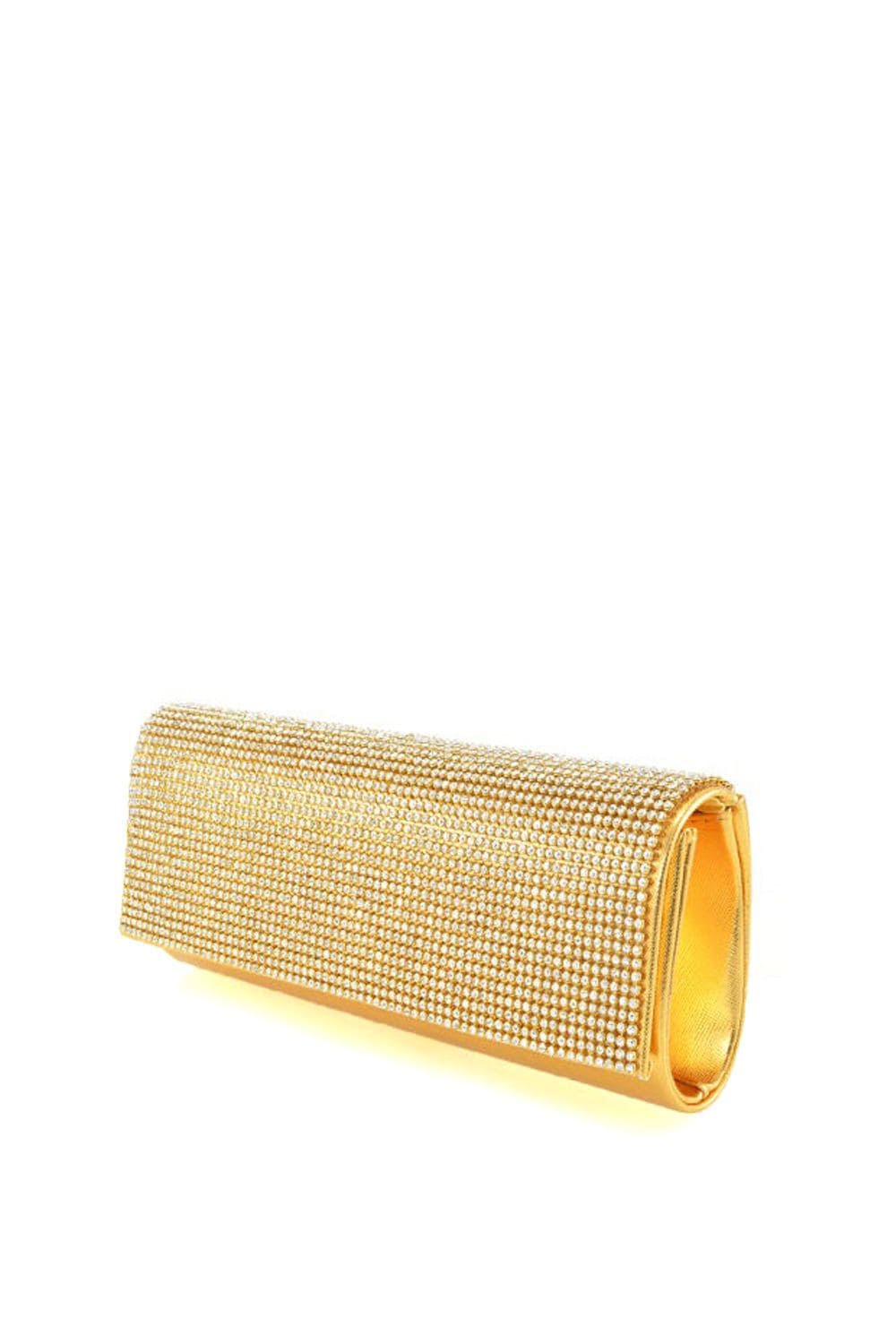 XY London 'Kaya' Shoulder Chain Strap Rhinestone Diamanté Clutch Bag image 4