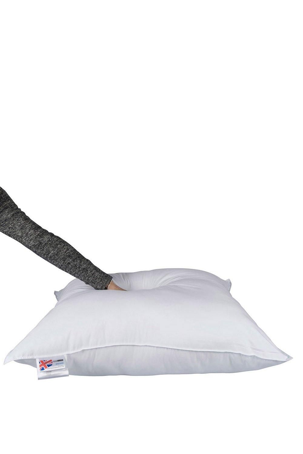 Homescapes Goose Feather & Down Euro Continental Square Pillow Pair-80cm x 80cm image 3