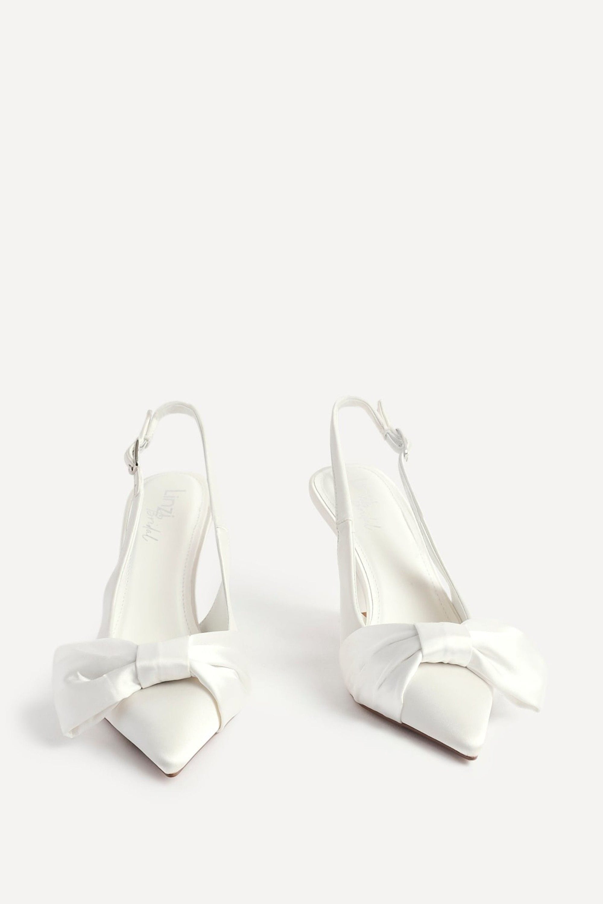 Linzi Always Ivory Satin Court Heels image 3