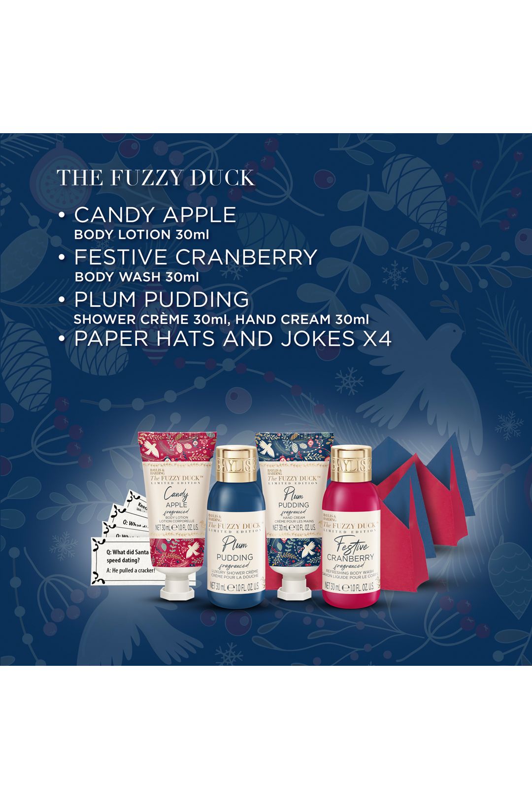 Baylis & Harding The Fuzzy Duck Winter Wonderland Decorative Crackers Gift Set Multi image 4