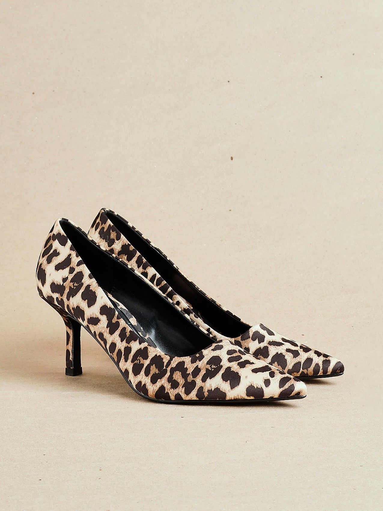 Linzi Kat Leopard Print Scuba Court Heel image 6