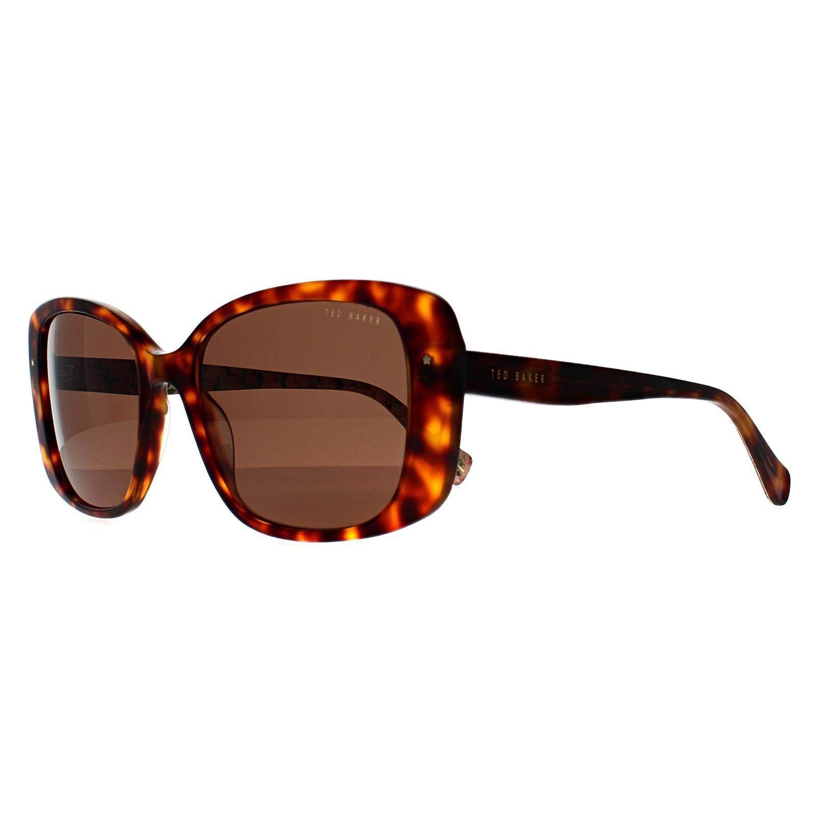Ted Baker Square Tortoise Floral Brown TB1740 Penelope image 2