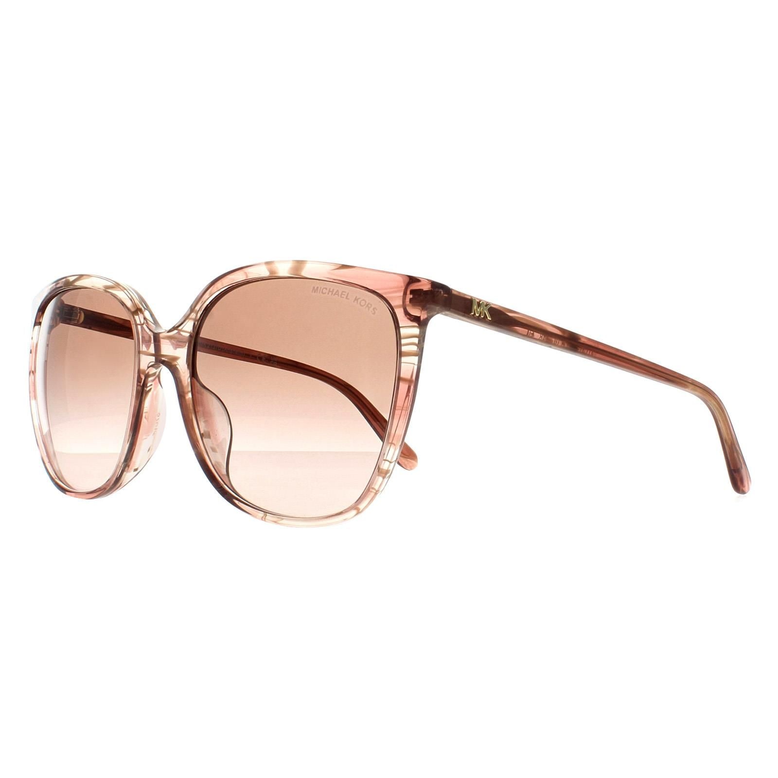 Michael Kors Square Rose Transparent Brown Pink Gradient MK2137U image 2