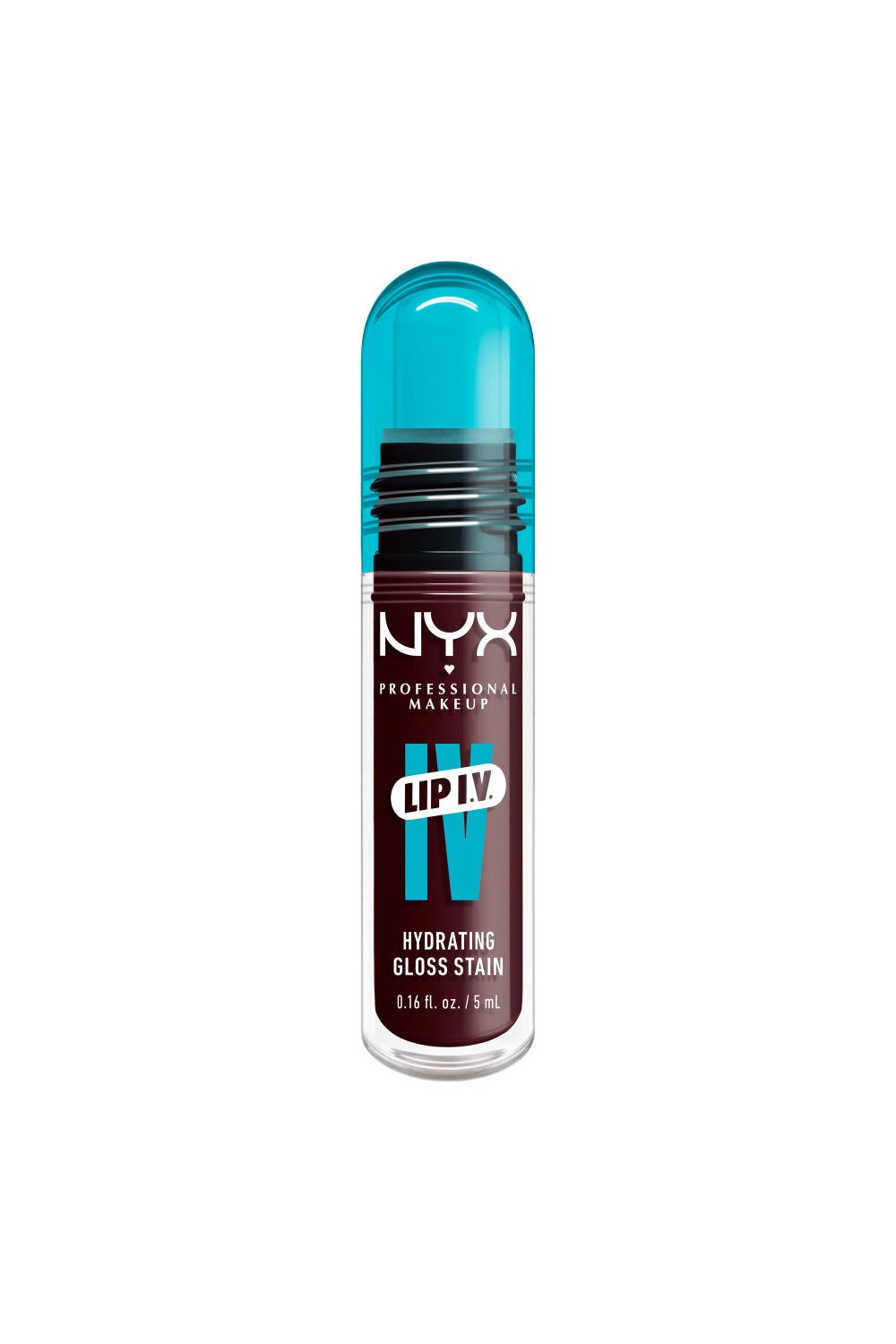 NYX Professional Makeup Lip IV Hydrating Gloss Stain, Lip Gloss 5ml Mauve N Moist image 1