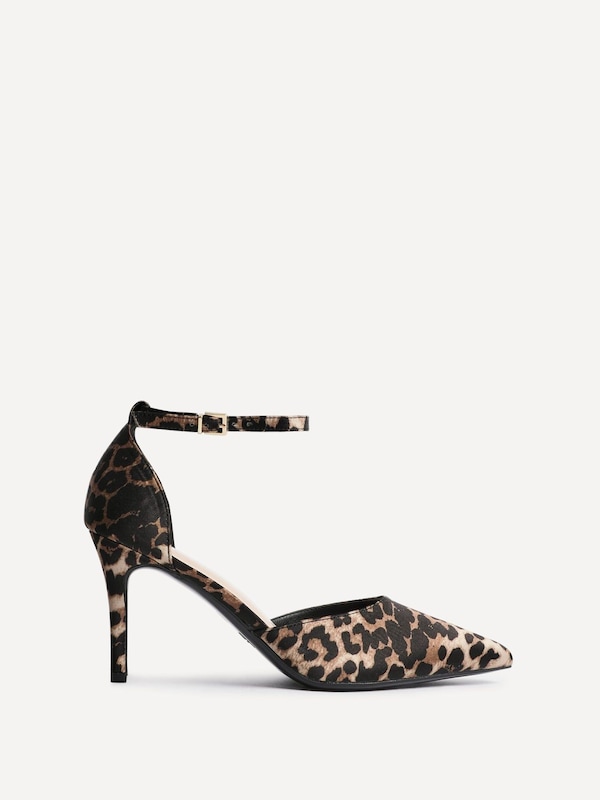 Linzi Thea Leopard Print Classic Stiletto Court Heel