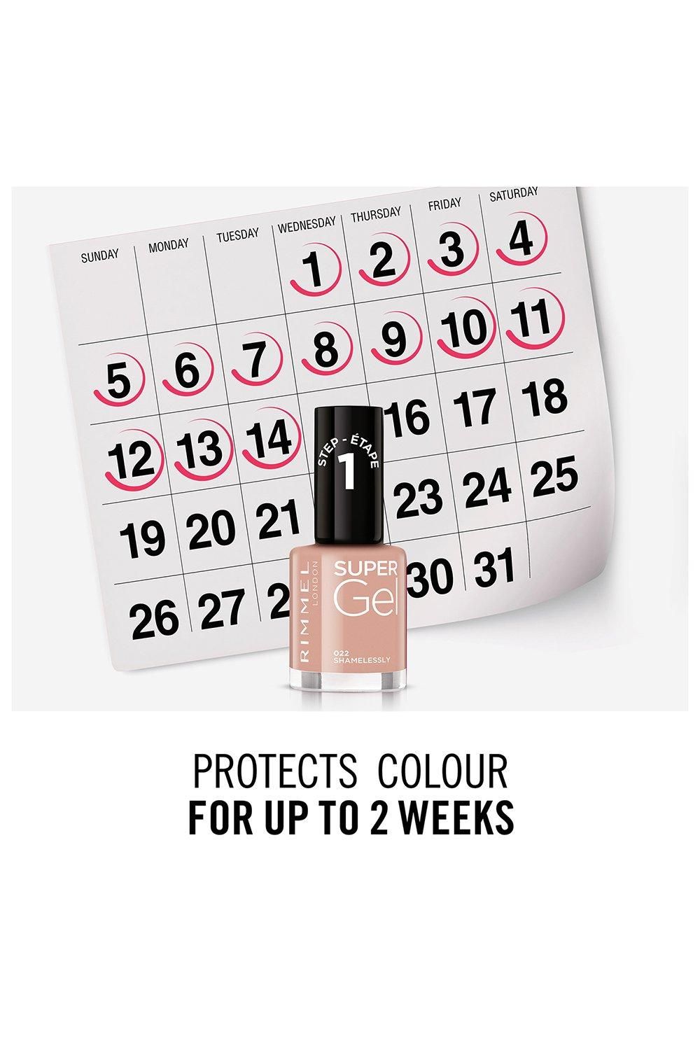 Rimmel London Super Gel Nail Polish 022 Shamelessly image 9