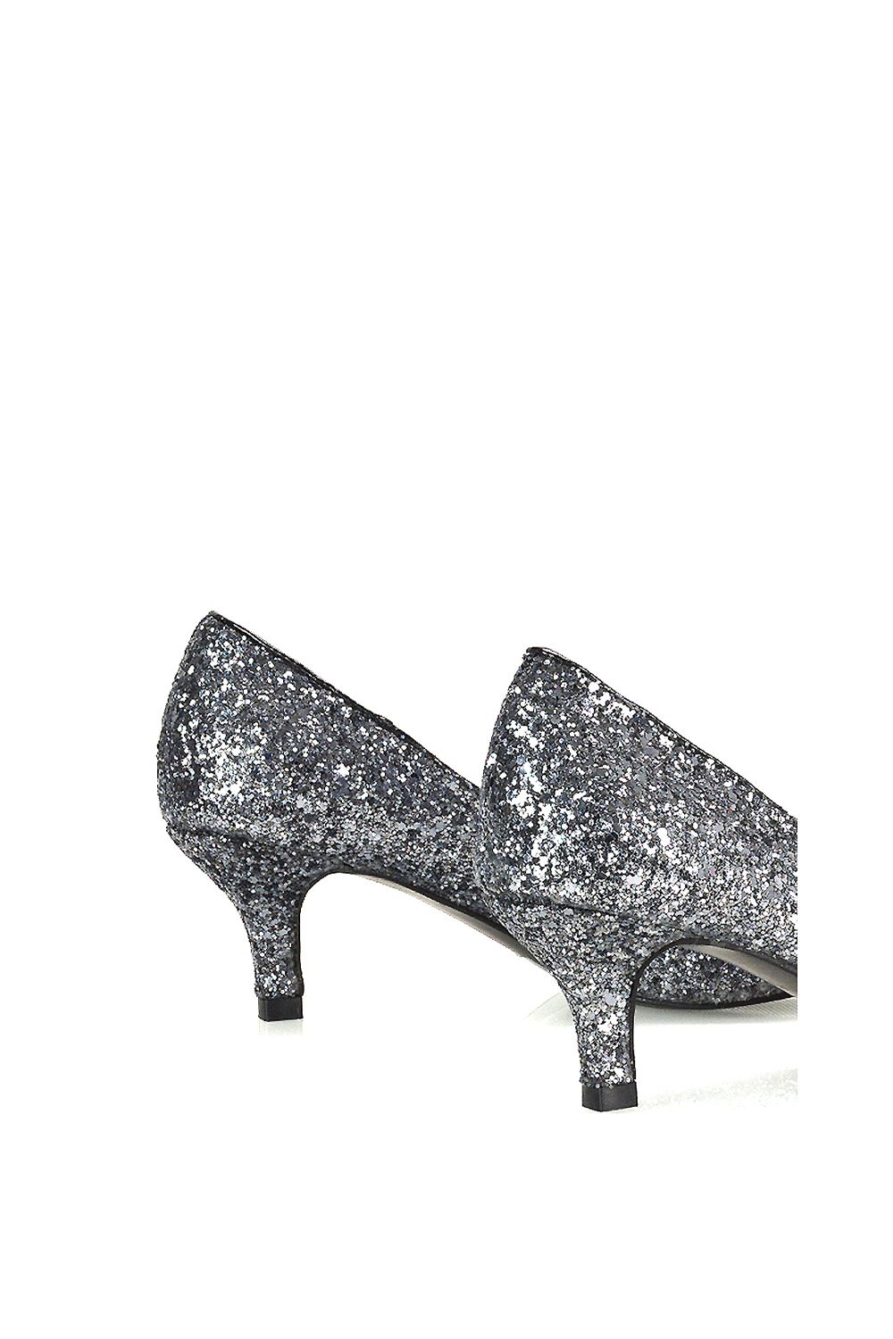 XY London 'Gwyneth' Pointed Toe Mid Stiletto Kitten Heel Court Shoes image 2