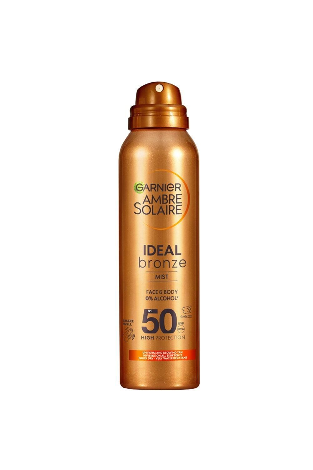 Garnier Ambre Solaire Ideal Bronze Tanning Mist SPF50 (150ml) Multi image 1