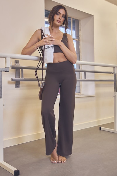 DSGN Studio DSGN Studio Ultra Sculpt Straight Leg Trouser Espresso