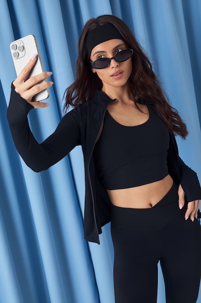 DSGN Studio DSGN Studio Ultra Sculpt Twist Back Sports Bra Black