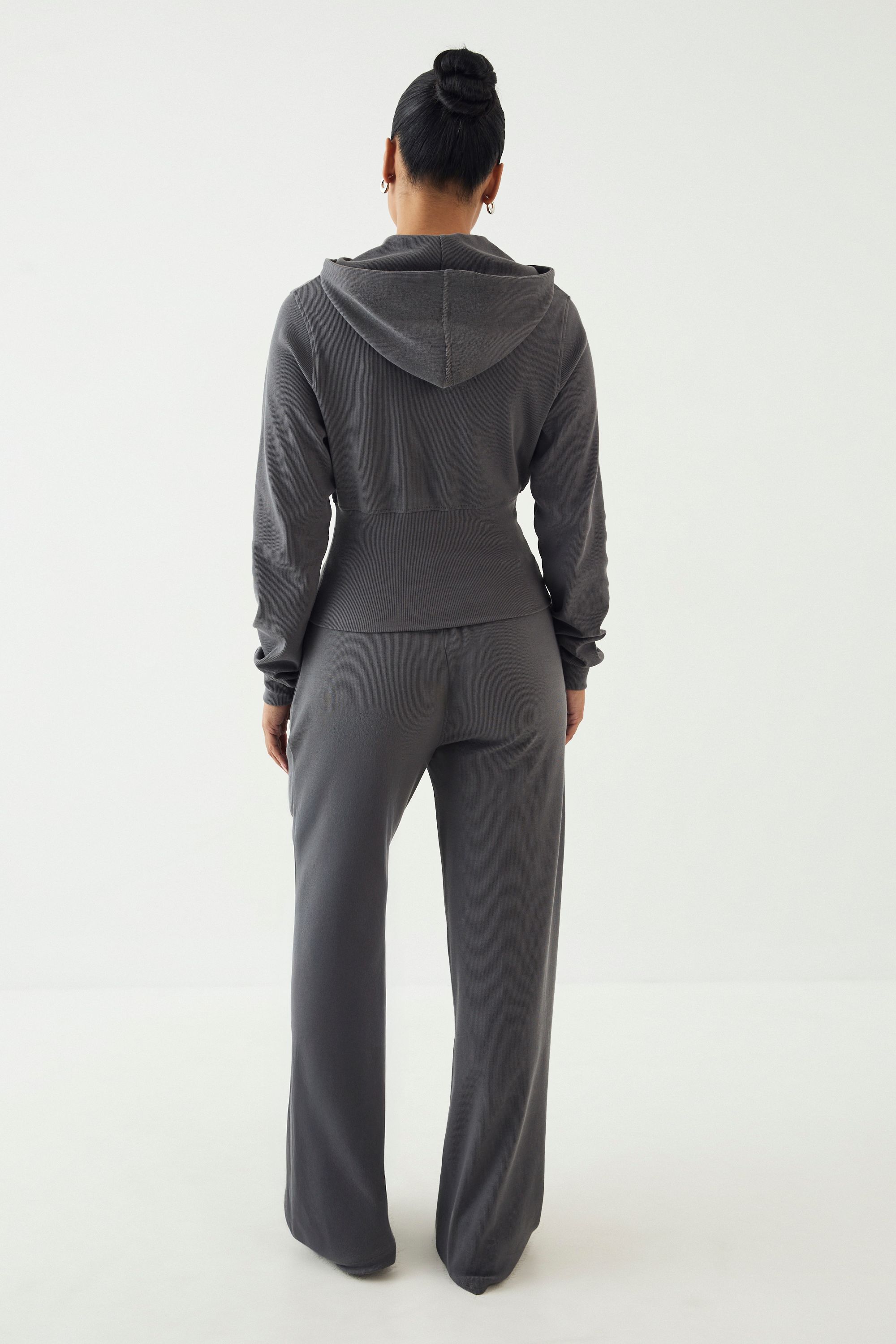 DSGN Studio DSGN Studio Heavy Rib Straight Leg Jogger Charcoal image 2