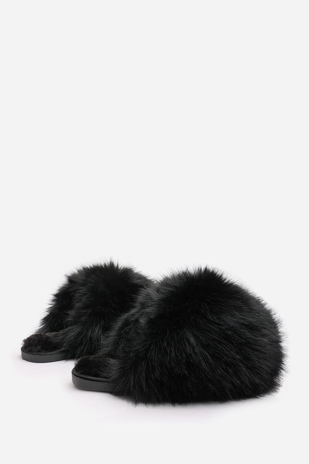 Where's That From 'Keira' Ultimate Fluffy Faux Fur Mule Slippers image 4