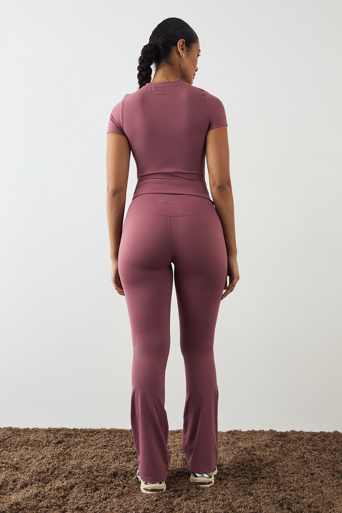 DSGN Studio DSGN Studio Highwaist Ultra Sculpt Yoga Flared Legging Rose image 2