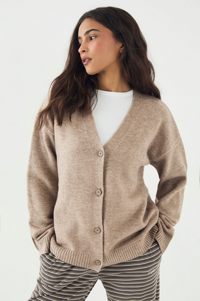 DSGN Studio DSGN Studio Slouchy Knit Cardigan Taupe