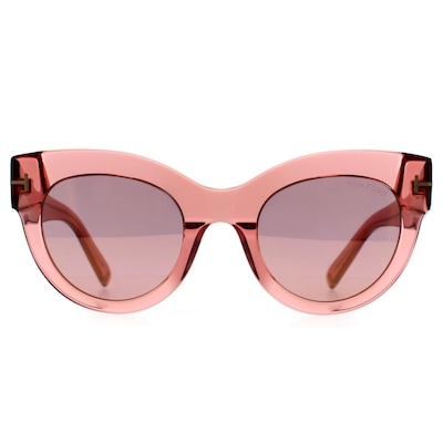 Tom Ford Cat Eye Shiny Pink Pink Mirror Violet Gradient Lucilla FT1063