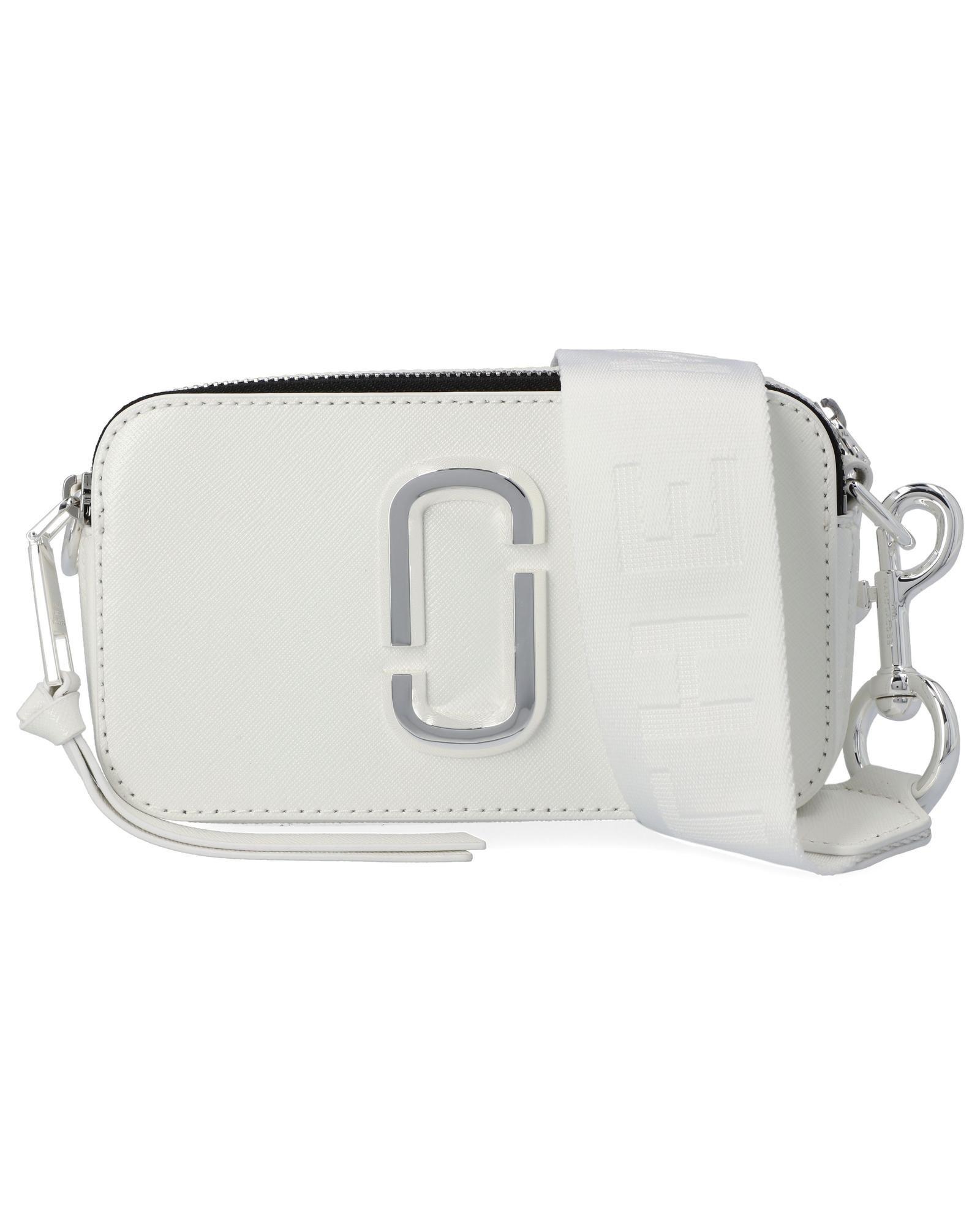 Marc Jacobs Softshot 21 Crossbody Bag Wo - White | White image 1