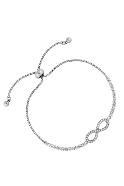 Jon Richard Crystal infinity Toggle Bracelet