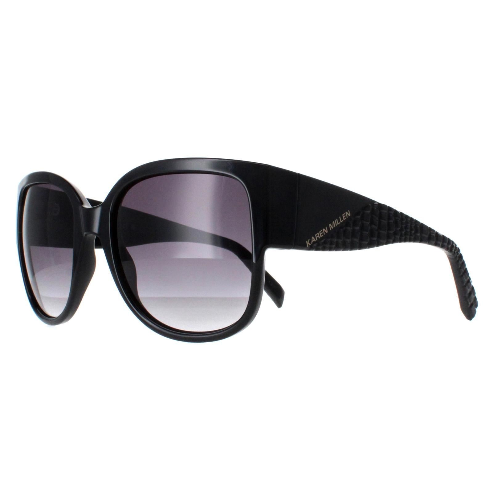 Karen Millen Square Black Dark Grey Gradient KM5050 image 2