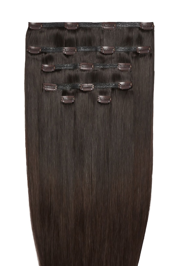 Beauty Works 20" Double Hair Set Clip-In Extensions 210g Brownie Batter