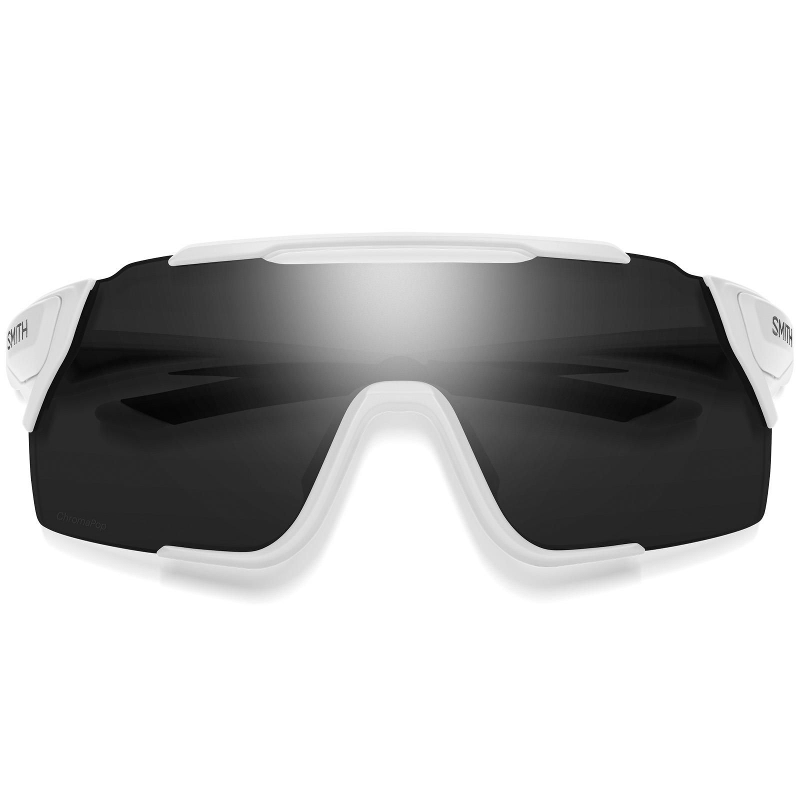 Smith Shield Matte White ChromaPop Black Attack Mag MTB