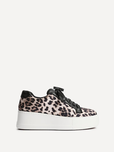 Linzi Twyla Leopard Print Platform Trainer