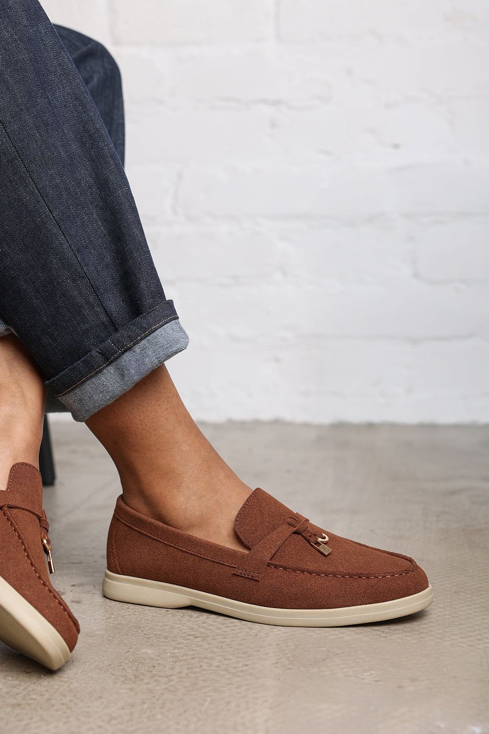 Where's That From 'Pegasus' Slip On Trim Loafers With Accessory Detailing image 5