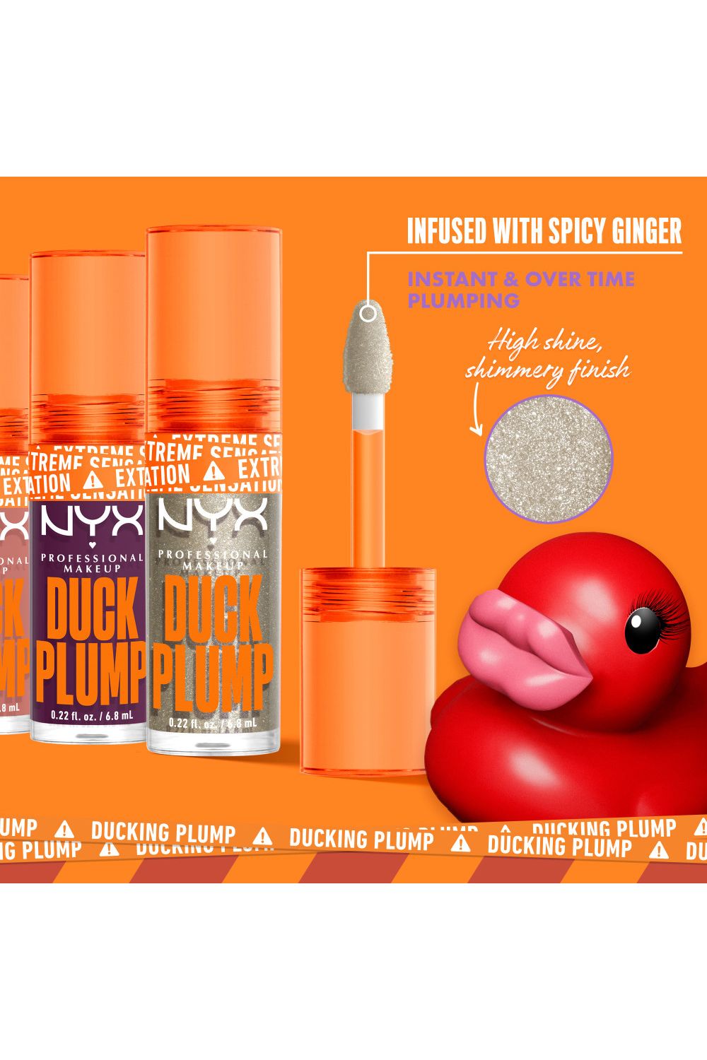 NYX Professional Makeup Duck Plump Extreme Sensation Plumping Lip Gloss 7ml Quazy Silver image 6