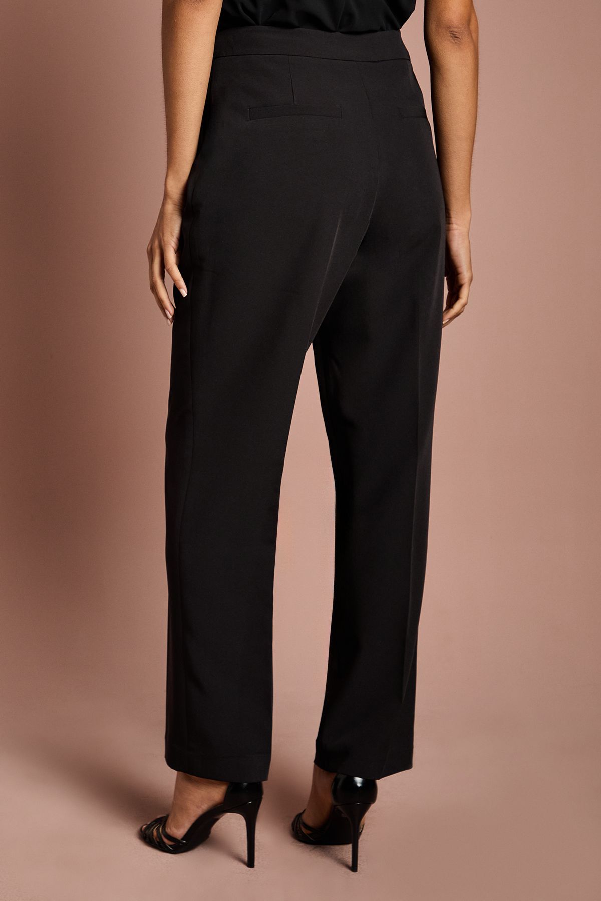 Coast Pleat Front Straight Leg Formal Trouser Black image 3