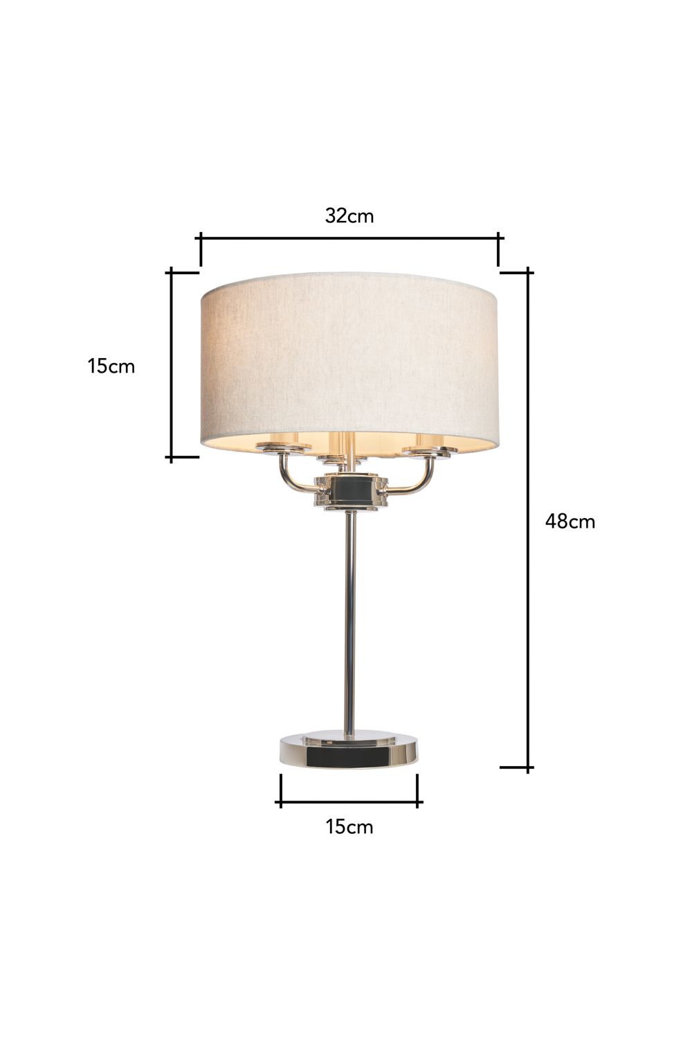 BHS Lighting Henry Table Lamp image 5
