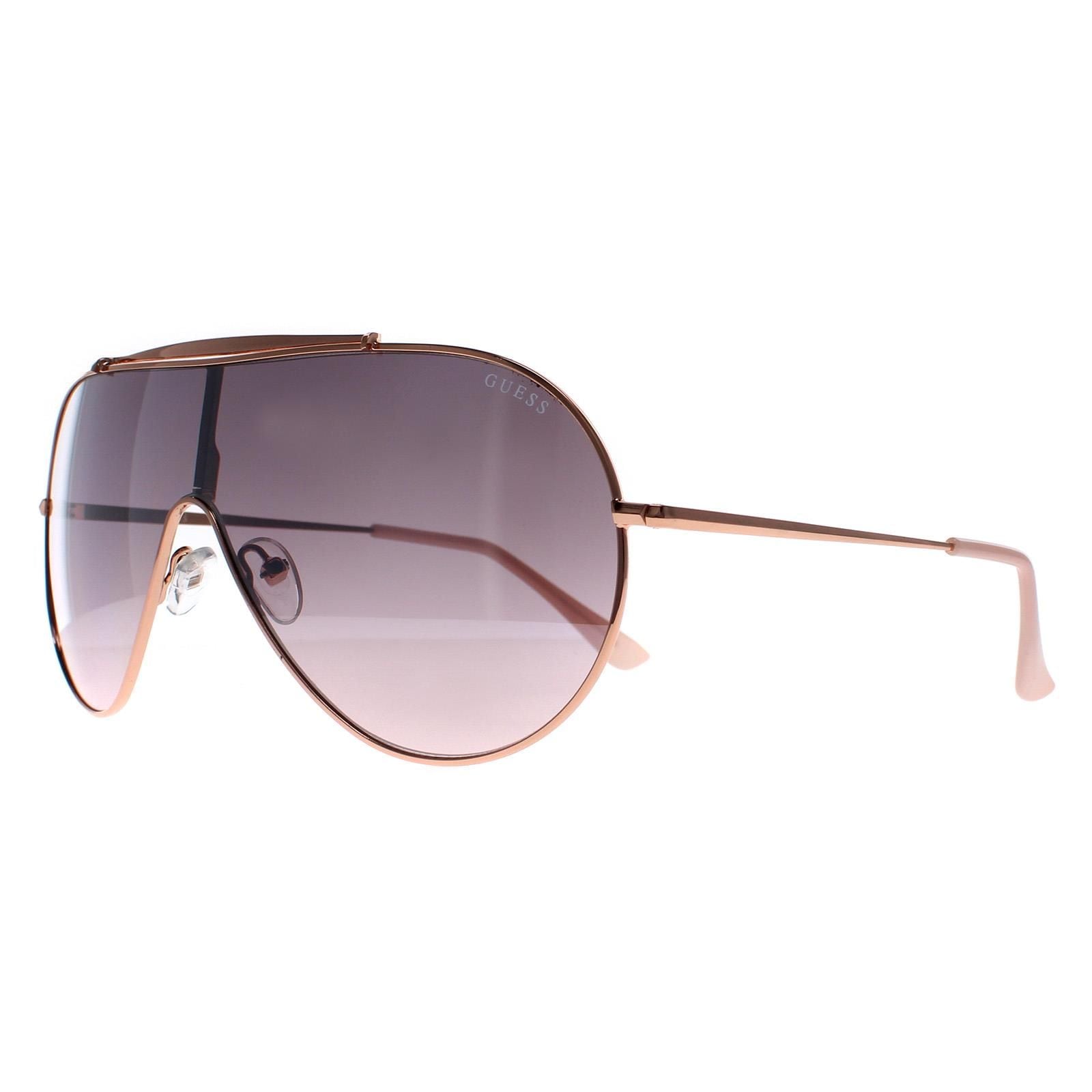 Guess Shield Rose Gold Silver Mirrored GF0370 image 2