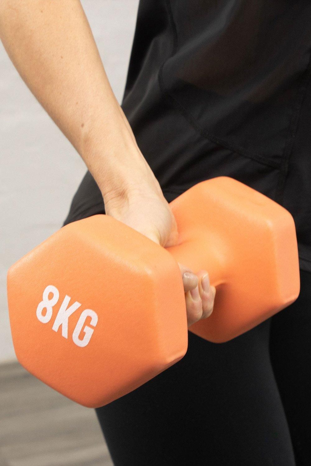 Myga Hexagonal Dumbbell - 8kg Pair image 2