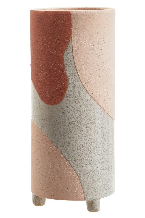 Orsina Small Ceramic vase, Handcrafted Ceramic Flower Vase for Home Decor, Stylish Stoneware Vase for Living Room