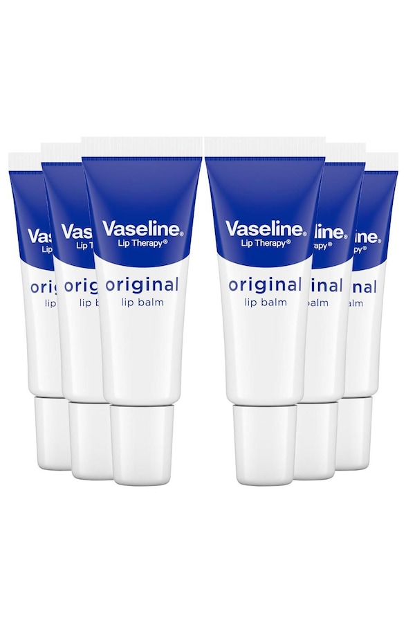 Vaseline LipTherapy Original 'LipBalm' For Instant softness & smoothness, 6x10g