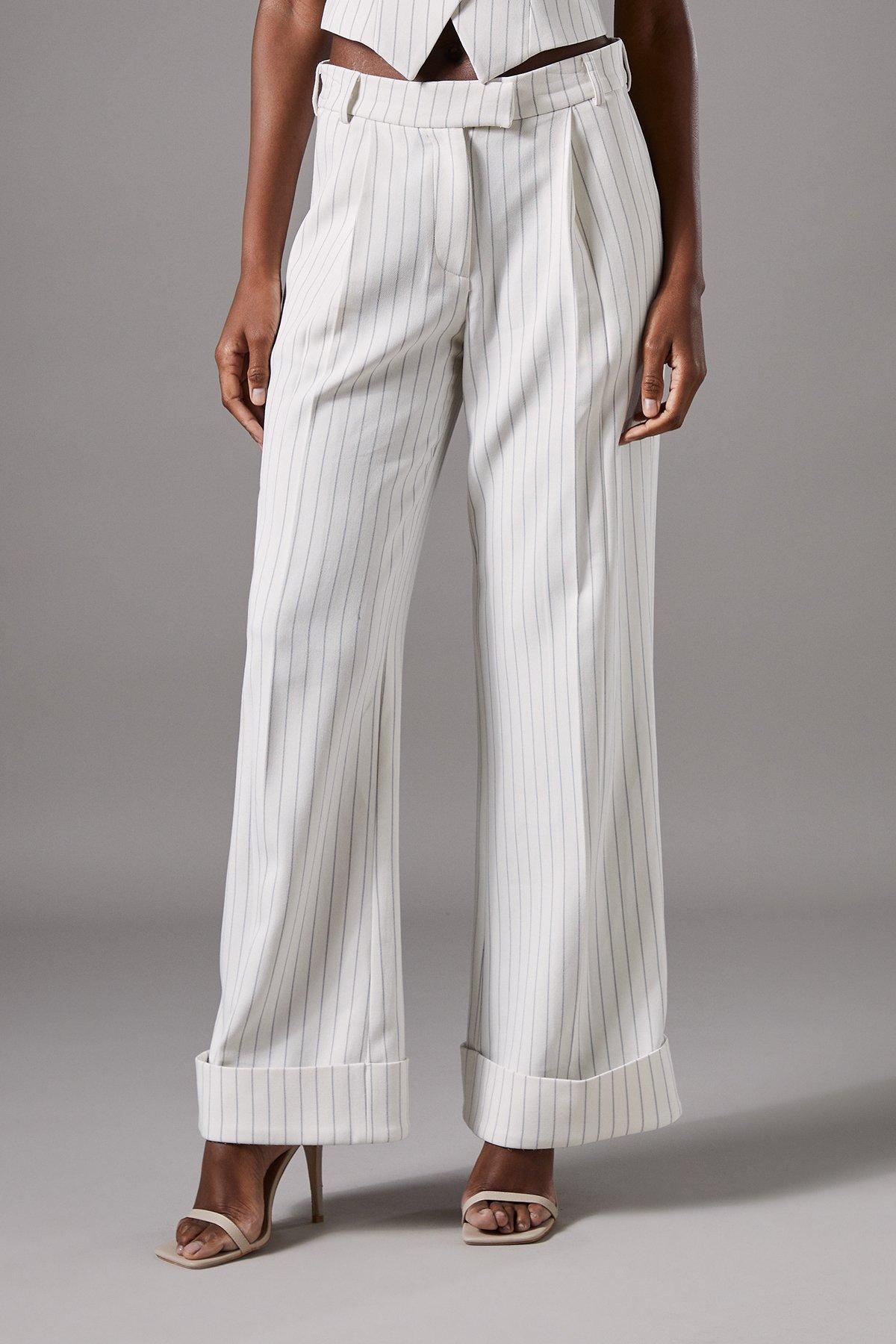 Coast Pinstripe Wide Leg Trousers Stripe image 1