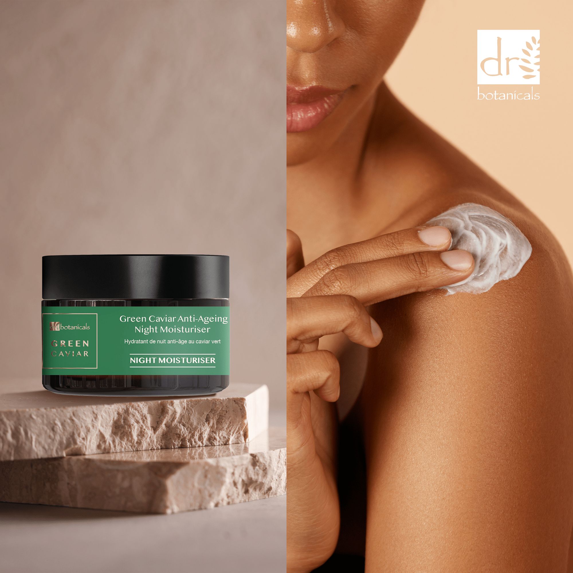 Dr. Botanicals Green Caviar & Argan Oil Anti-Oxidant Anti-Ageing Night Cream 50ml image 6