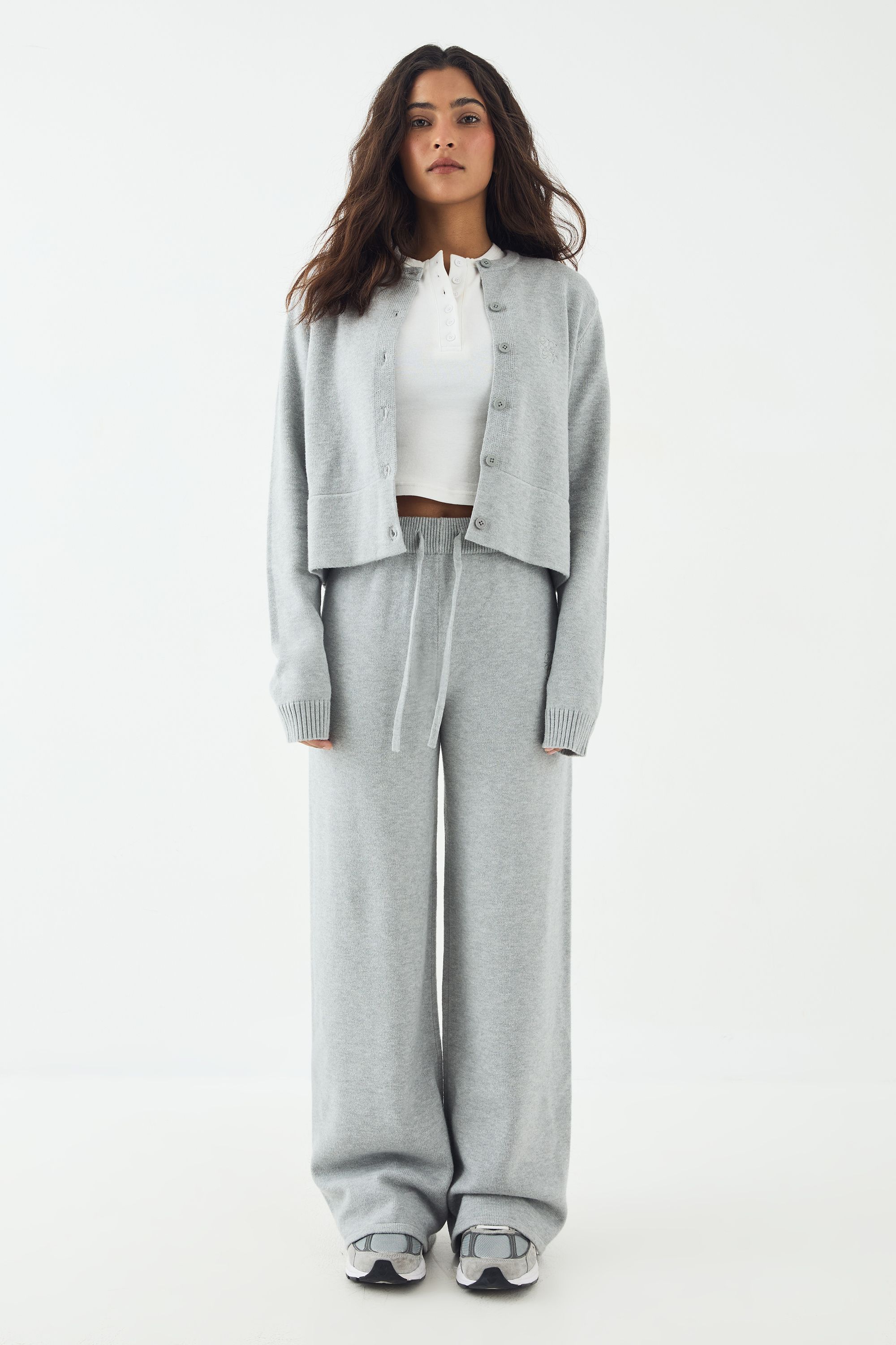 DSGN Studio DSGN Studio Knitted Cardigan Charcoal image 5