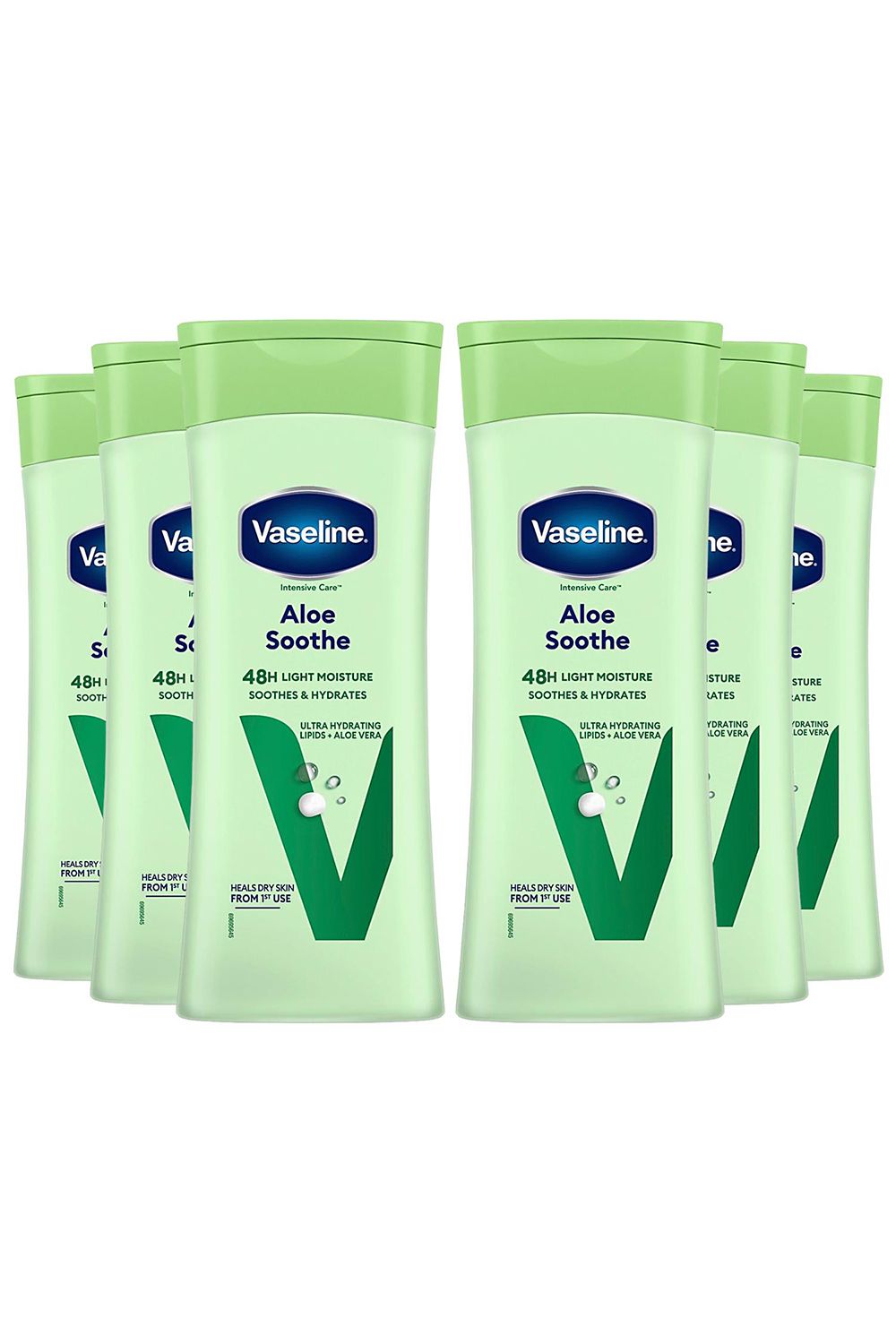 Vaseline 6x Intensive Care 'Body Lotion', Aloe Soothe, 400ml image 1