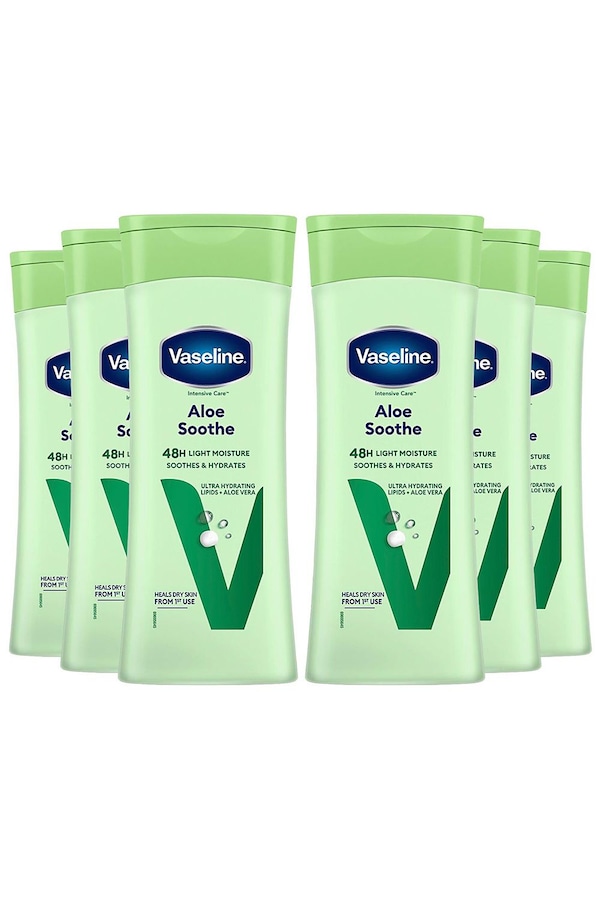 Vaseline 6x Intensive Care 'Body Lotion', Aloe Soothe, 400ml