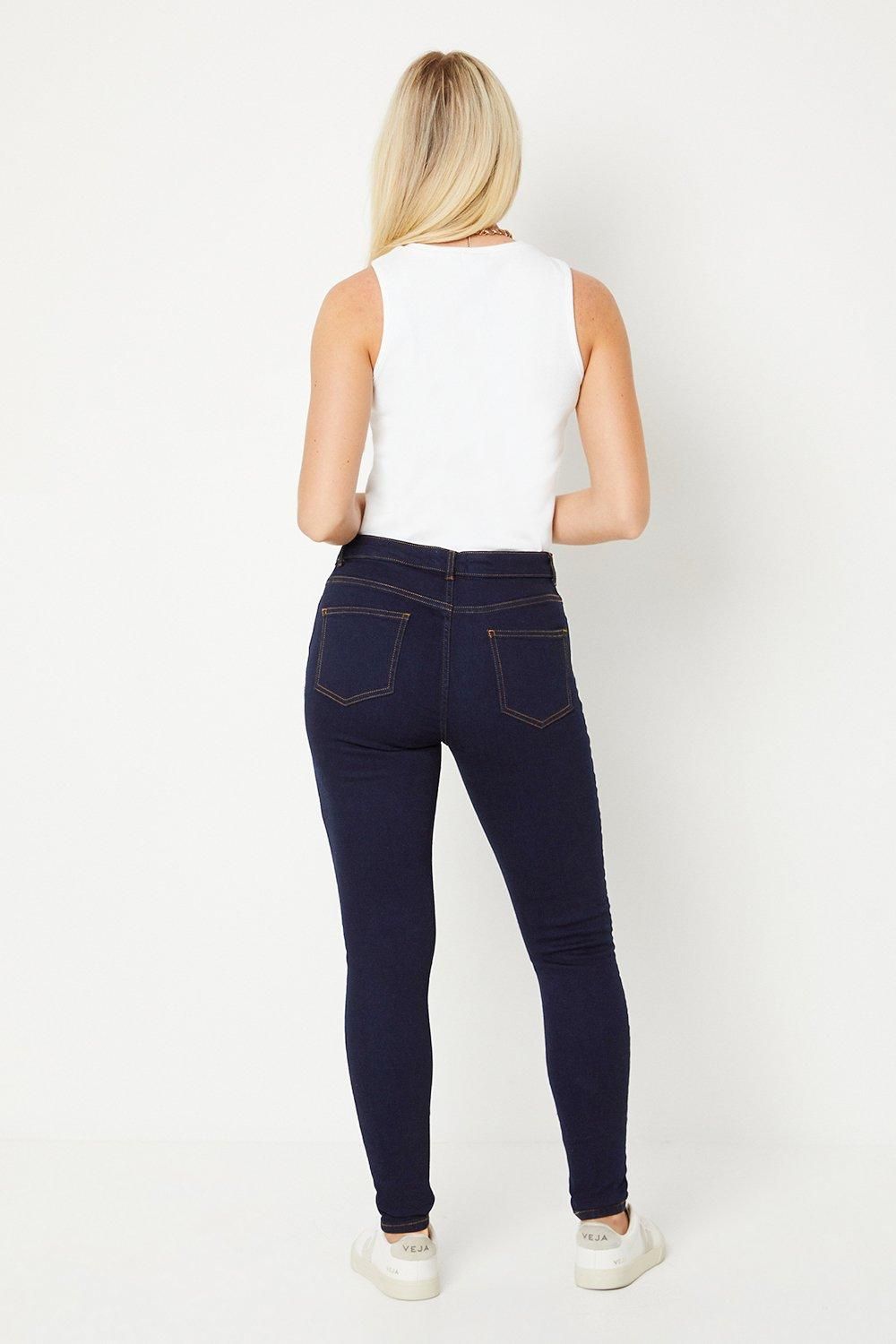 Dorothy Perkins Comfort Stretch Skinny Jeans Indigo image 3