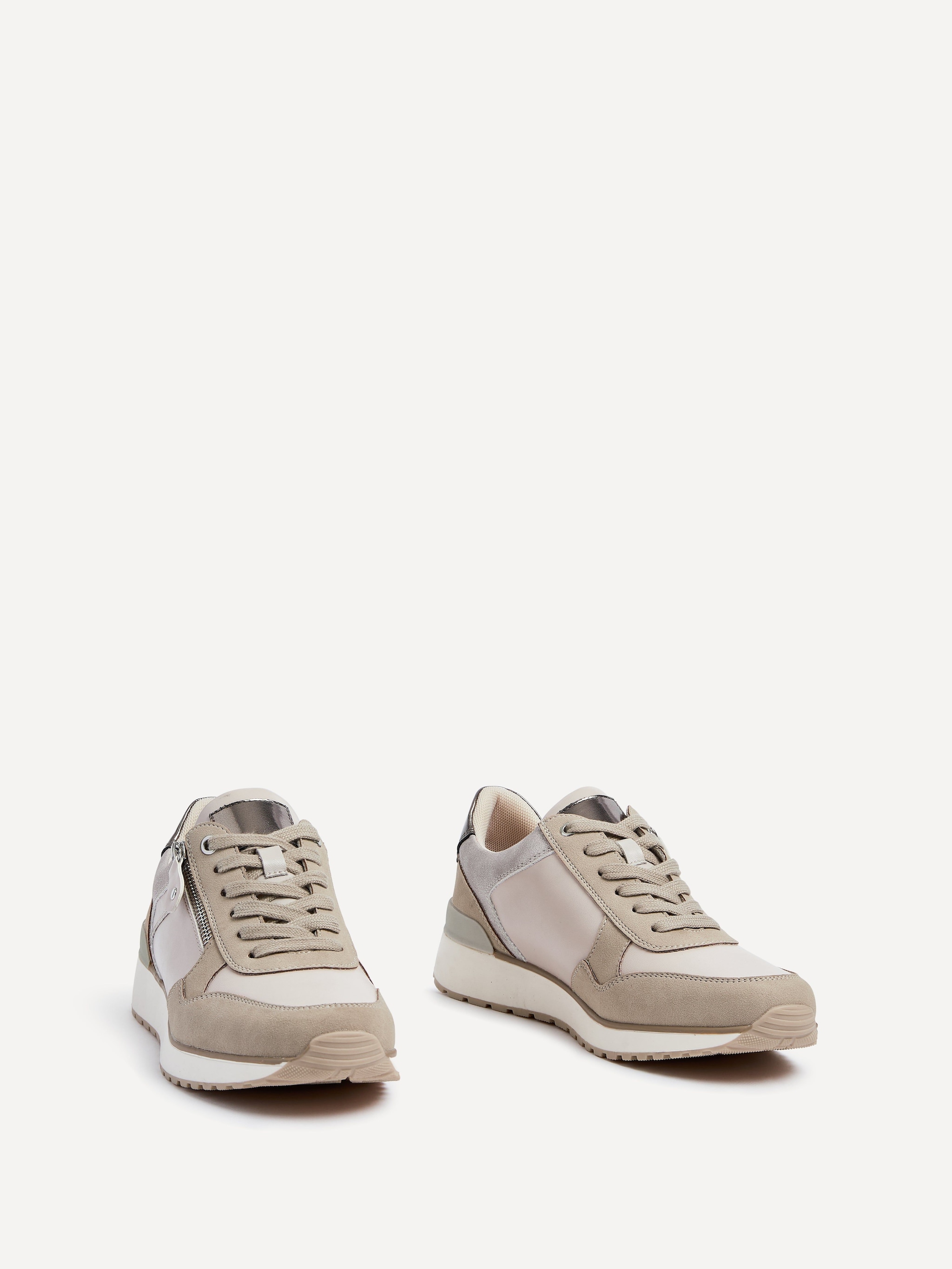 Linzi Euston Mocha Multi Coloured Trainer image 3