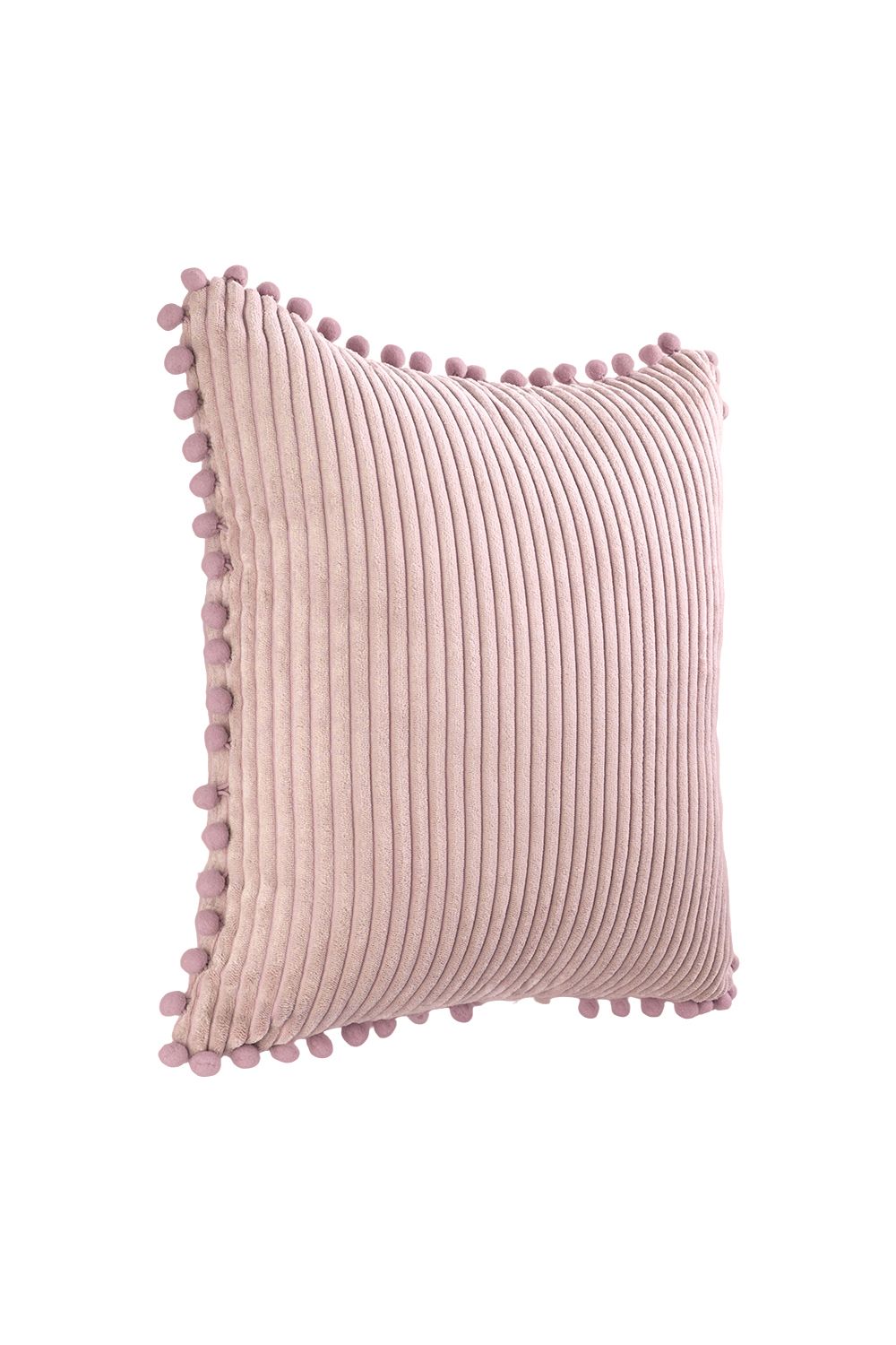 Living and Home Polyester Cushion Cover with Pom-Pom Trim image 6
