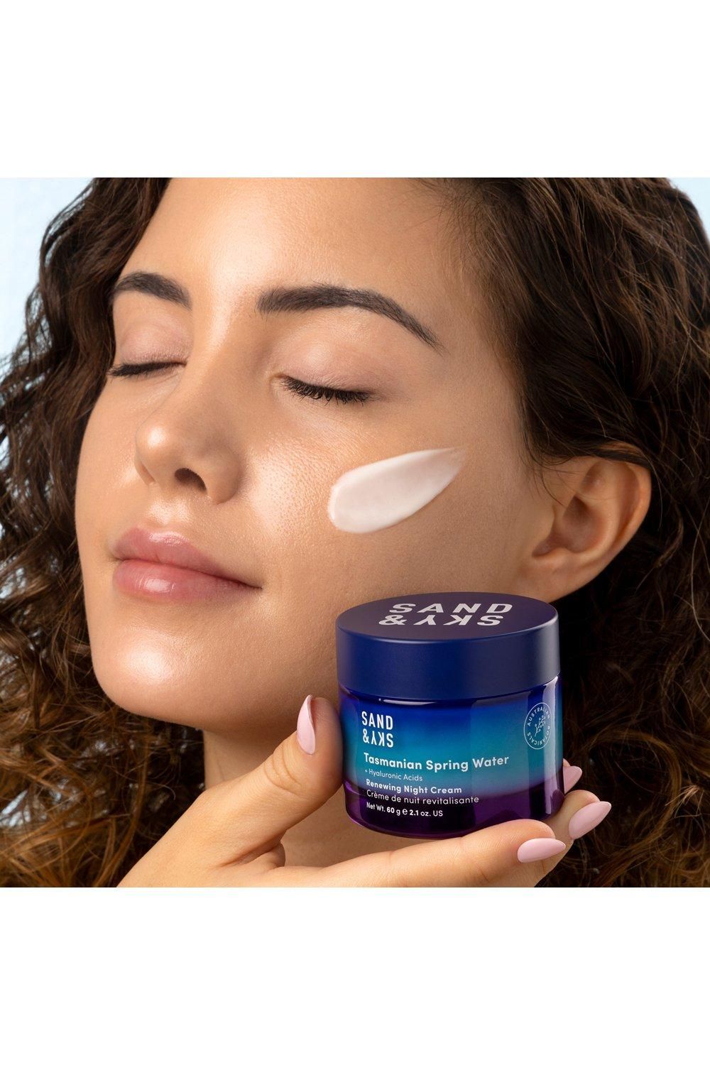 Sand & Sky Tasmanian Spring Water - Renewing Night Cream 60g Multi image 9