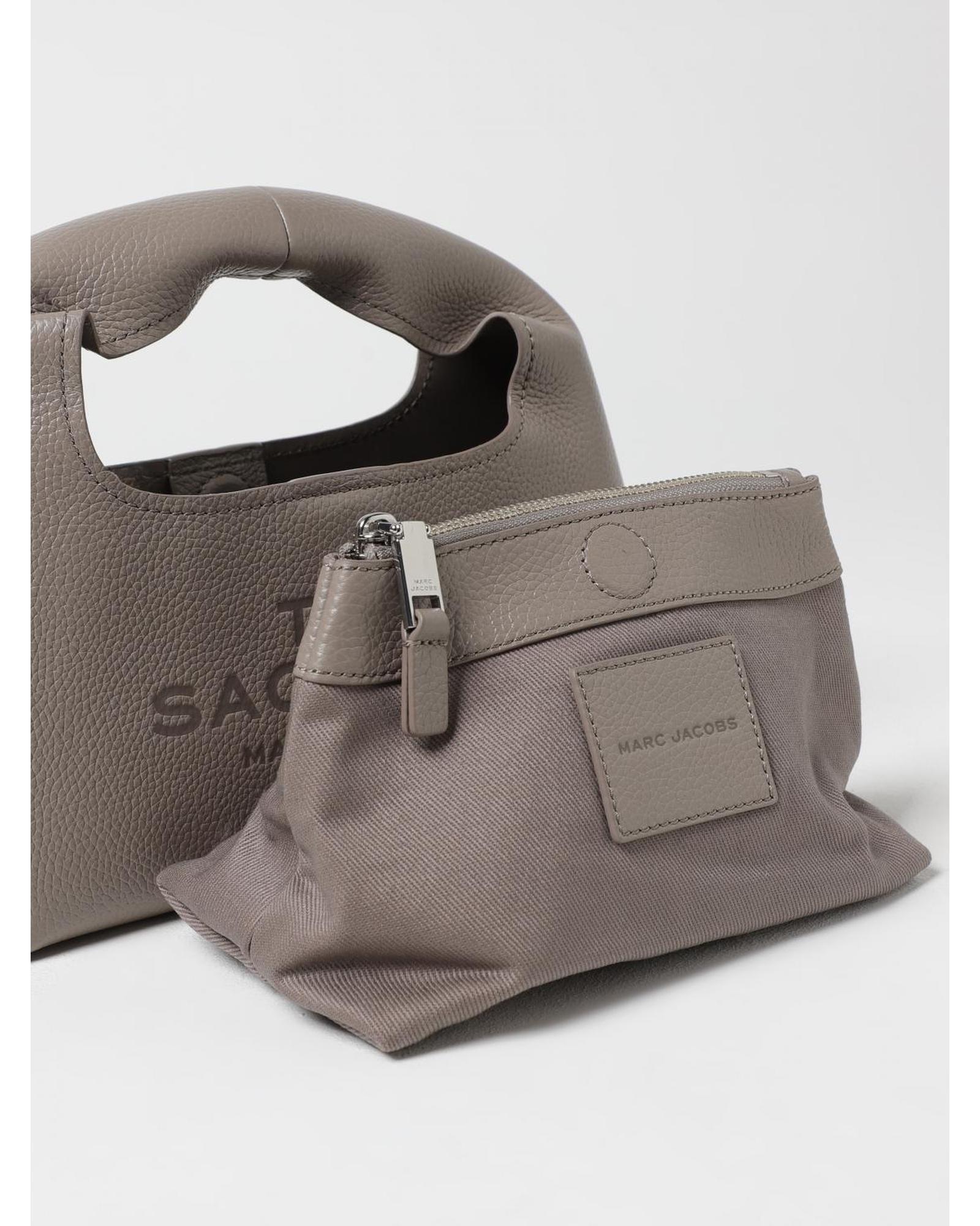 Marc Jacobs The Sack Bag Mini Top Handle Wo - Cream Clutch Bags image 3