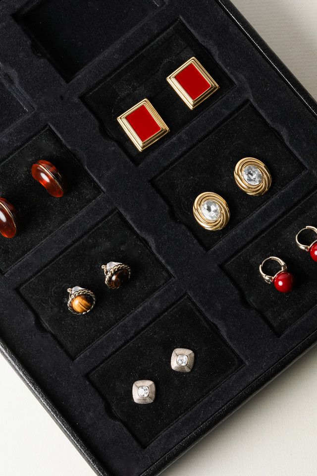 Jon Richard Gold Plated And Red Bead Earrings image 3