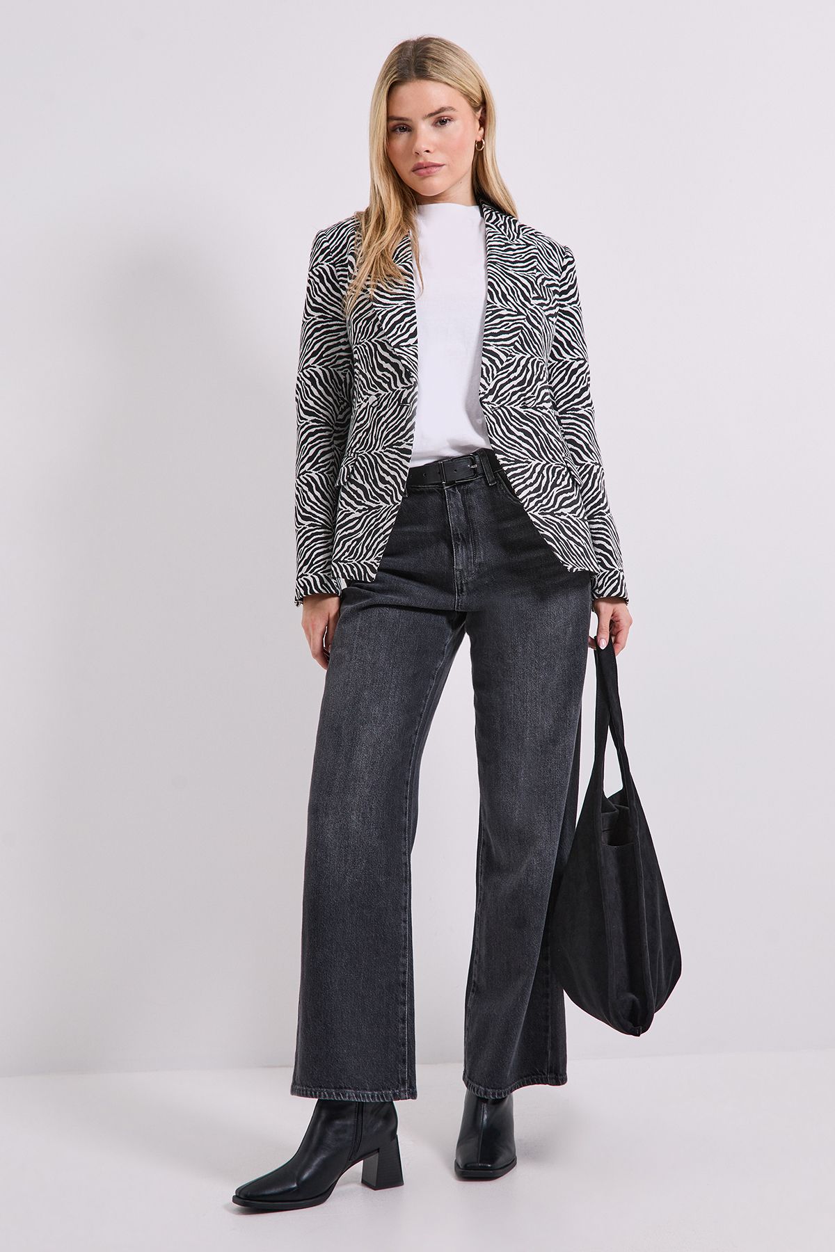 Dorothy Perkins Zebra printed Double Breasted Blazer Zebra image 2