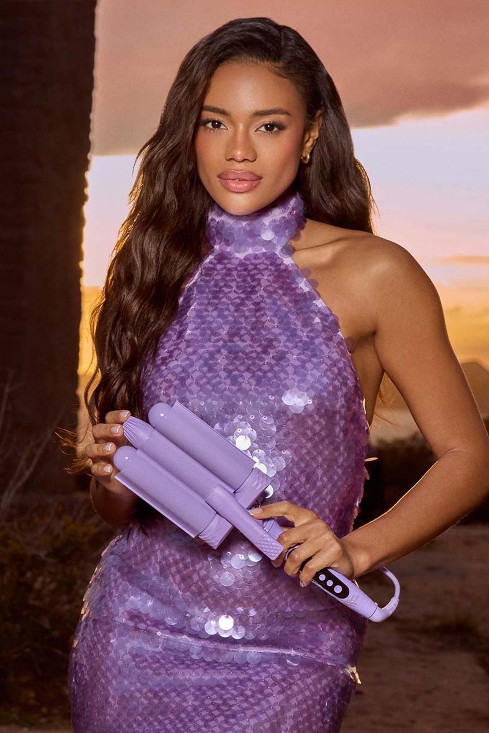 Beauty Works The Purple Dusk Jumbo Waver 32mm Limited Edition Purple Dusk image 3