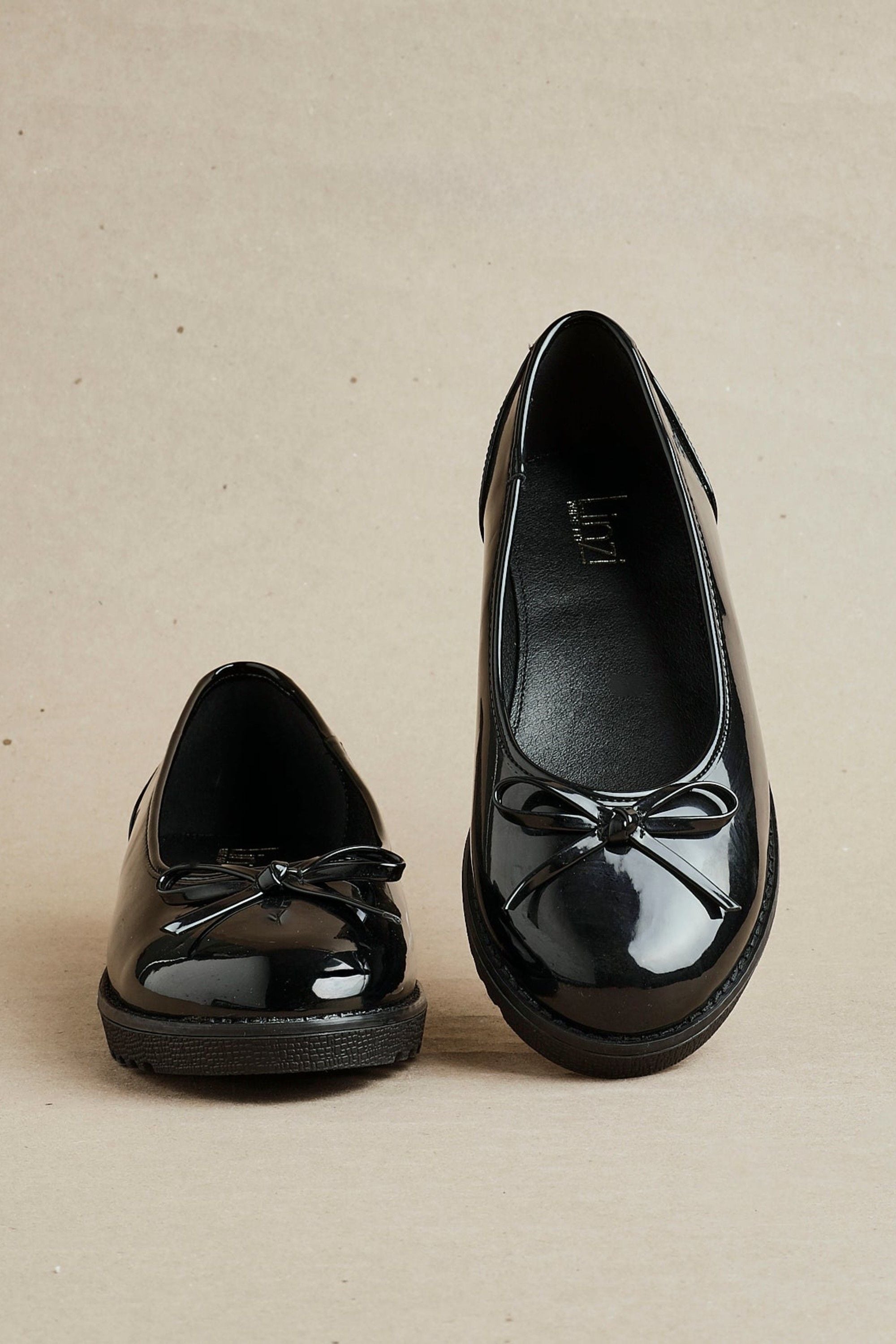 Linzi Wendi Wide Fit Black Patent Pump image 2